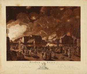LAHDE Gerhard Ludwig,Kiøbenhavn Natten mellem 4. og 5. Sept. 1807, seet,Bruun Rasmussen 2021-04-26