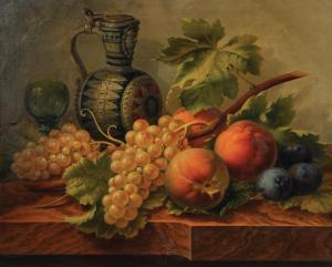 LAHOGUE Leon 1800,Still Life of Fruit,1865,John Nicholson GB 2017-05-03