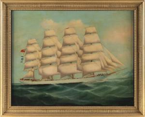 LAI FONG OF CALCUTTA 1880-1910,British four-masted ship,Eldred's US 2022-08-05