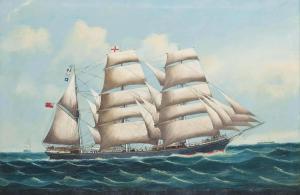 LAI FONG OF CALCUTTA 1880-1910,The barque Falstaff,Christie's GB 2013-10-29