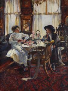 LAING Annie Rose 1869-1946,Conversation piece,Dreweatts GB 2021-05-27