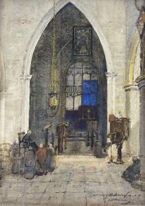 LAING James Garden,Church Interior - Travels in Spain,Duggleby Stephenson (of York) 2023-10-27