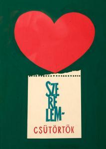 LAJOS Görög 1927-1995,Lovely Thursday - poster of a hungarian movie,1959,Pinter HU 2022-01-16