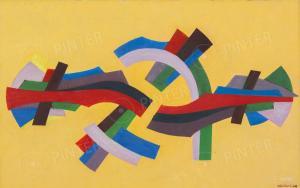 LAJOS Kántor 1922-2013,Playful Forms,1975,Pinter HU 2024-02-28