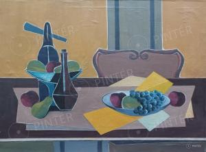 LAJOS Kántor 1922-2013,Still life on table,Pinter HU 2024-02-28