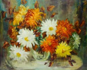 LAKEMAN W.Joyce,Still Life Study of Chrysanthemums,David Duggleby Limited GB 2017-03-25