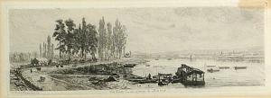 LALANNE Maxime 1827-1886,Les Bords De la Seine,1884,Bonhams GB 2008-01-13