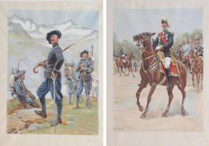 LALAUZE Alphonse 1872-1936,Costumes militaires de l'armée française,1902,Neret-Minet FR 2014-05-21