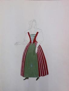 LALIQUE Suzanne 1899-1989,Costume de paysanne,Sadde FR 2020-10-27