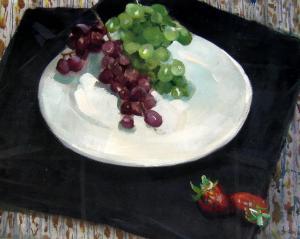 LAM Sam 1900-1900,Still Life with Grapes & Strawberries,Westbridge CA 2020-12-05