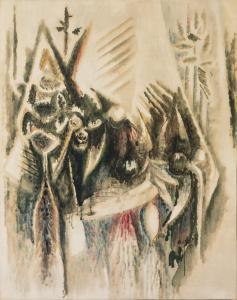 LAM Wilfredo 1902-1982,La lumière de la jungle,1944,Sotheby's GB 2024-04-23