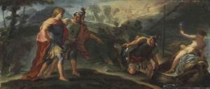 LAMA Giovan Battista 1673-1748,Rinaldo called back to arms by Ubaldo and Carlo,Christie's 2016-10-26