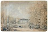 LAMARCHE Stéphane,Vue du parc d'un château,1818,Le Roux-Morel-Mathias-Baron Ribeyre 2008-07-02