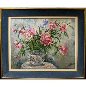 LAMARTINE Gert Louis 1898-1965,FLOWERS IN A ORIENTAL VASE,1961,Waddington's CA 2013-04-25