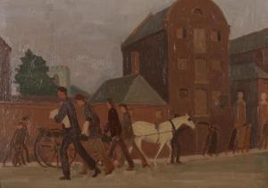 LAMB Henry 1883-1960,Early Morning Poole,1923,Bonhams GB 2024-03-27