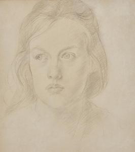 LAMB Henry 1883-1960,Portrait of Euphemia Lamb,1906,Rosebery's GB 2023-11-29