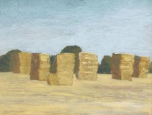 LAMB Lynton Harold 1906-1977,Harvest Field,Rosebery's GB 2021-05-25