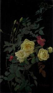LAMBDIN George Cochran 1830-1896,Roses,1878,Bonhams GB 2023-08-23