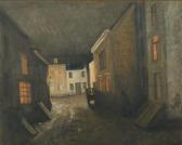 LAMBE JEAN BAPTISTE 1867-1952,Rue nocturne,1932,Pierre Bergé & Associés FR 2016-06-12