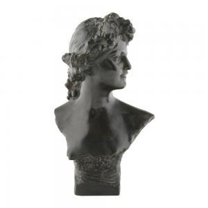 LAMBEAUX Jef 1852-1908,BUST OF A WOMAN,Shapiro Auctions US 2024-01-27
