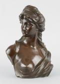 LAMBEAUX Jef 1852-1908,Jeune femme partiellement dénudée de profil,Horta BE 2018-09-10