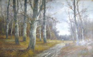 LAMBERT Bradford 1800-1800,'Figures on woodland paths', a pair,Lots Road Auctions GB 2007-10-07