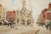 LAMBERT Clement 1854-1924,East Street and Market Cross,Henry Adams GB 2015-10-07