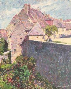 LAMBERT Fernand Alexis 1868-1935,Village de l'Indre,Mercier & Cie FR 2017-06-25