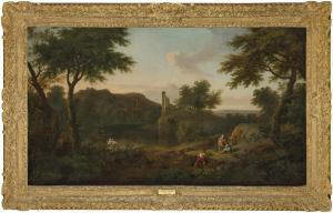 LAMBERT George,An Italianate Landscape with Maneus Curius Dentatu,1752,Christie's 2022-07-08