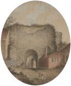 Lambert Junior James 1741-1799,The Castle Gateway at Lewes,1772,Rosebery's GB 2023-03-29