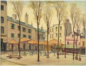 LAMBERT R,Place du Terte, Paris.,20th Century,Susanin's US 2020-01-23