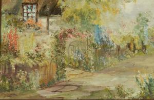 LAMBERT Robert Thompson 1900-1900,Garden scenes,Golding Young & Mawer GB 2016-01-27