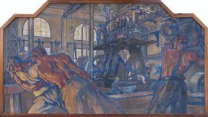 LAMBERTINI GIANNINO 1891-1968,La fabbrica,Wannenes Art Auctions IT 2022-07-05