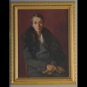 Lambertini LUDOVICO,Ritratto di donna con pelliccia,1934,Il Ponte Casa D'aste Srl 2018-11-19