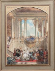 LAMI Eugene Louis 1800-1890,A Reception Day in Versailles,Sotheby's GB 2023-12-19