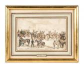 LAMI Eugene Louis 1800-1890,Escena con militares a caballo,Goya Subastas ES 2017-04-26