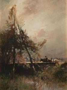 LAMOND William Bradley 1857-1924,Horses on a bridge,1897,Bellmans Fine Art Auctioneers GB 2024-03-28