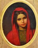 LAMONT Thomas Reynolds 1826-1898,Red Riding Hood,Mallams GB 2014-07-11