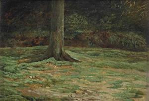 LAMORINIERE Jean Pierre Francois 1828-1911,Study of a tree,Christie's GB 2016-05-24
