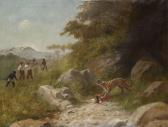 LAMOTTE J,Mountainous landscape,1893,Bernaerts BE 2009-09-21