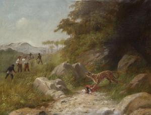 LAMOTTE J,Mountainous landscape,1893,Bernaerts BE 2009-09-21