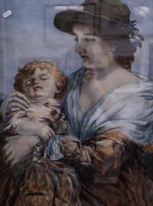 LAMOTTE L,Mother and Child,1877,Gilding's GB 2016-07-05