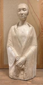 LAMOURDEDIEU Raoul Eug. 1877-1963,Buste de la femme de l'artist,AuctionArt - Rémy Le Fur & Associés 2024-02-28
