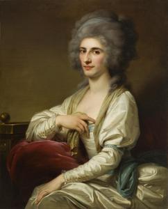 LAMPI Giovanni Battista I 1751-1830,Portrait of a Countess Giulia Piccoli Savorgna,1797,Desa Unicum 2022-03-17