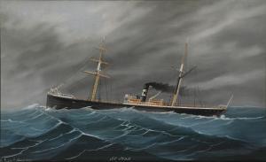 LAMPO Roberto 1900-1900,Ritratto del piroscafo SSStac in mare aperto,Cambi IT 2008-12-11