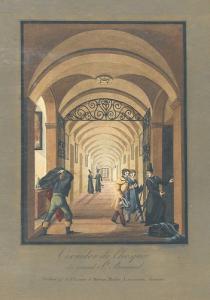 LAMY JOHANN PETER 1790-1840,Corridor de l'hospice du grand St. Bernard,Dobiaschofsky CH 2011-05-11