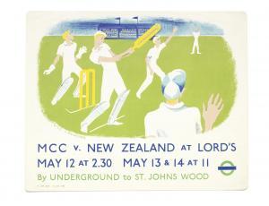 LANCASTER Gill,MCC V. NEW ZEALAND AT LORD'S,1937,Bonhams GB 2016-11-15