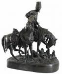 LANCERAY Evgeni Alexandrovich 1848-1886,A Cossak on horseback with another horse,Elite US 2015-08-29