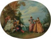 LANCRET Nicolas 1690-1743,An outdoor concert with the Beautiful Greek and th,Sotheby's GB 2021-01-30