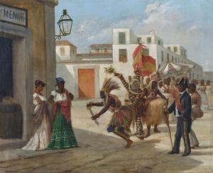 LANDALUZE Victor Patricio 1828-1889,Carnaval,1890,Sotheby's GB 2024-01-19